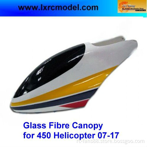 Glass Fibre Canopy for 450 Helicopter 07-17